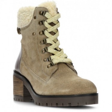 BOTTES EN CUIR FENDU MTNG 52681 MARRON