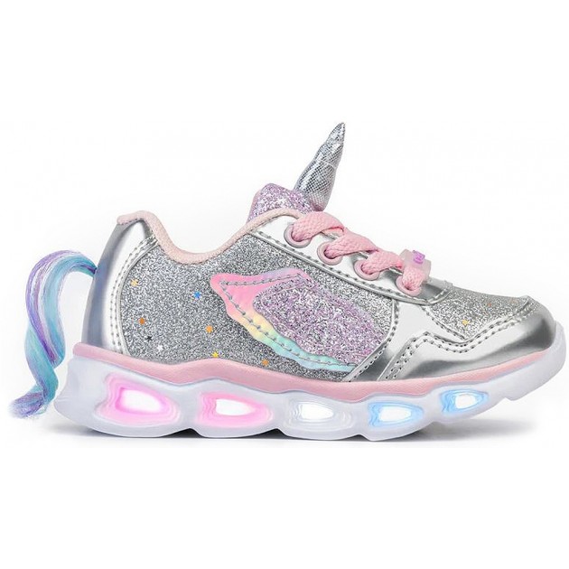 SNEAKERS LICORNE AVEC LUMIÈRE 29405 PLATA SNEAKERS LICORNE AVEC LUMIÈRE 29405 PLATA