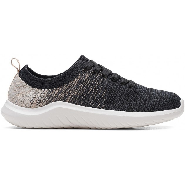BASKETS CLARKS NOVA GLINT BLACK BASKETS CLARKS NOVA GLINT BLACK