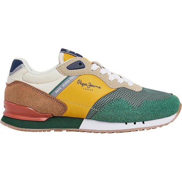 PEPE JEANS BASKETS LONDON URBAN B PBS40002 KAKI PEPE JEANS BASKETS LONDON URBAN B PBS40002 KAKI