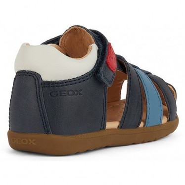 SANDALE PREMIERS PAS GEOX MACCHIA B254VA NAVY