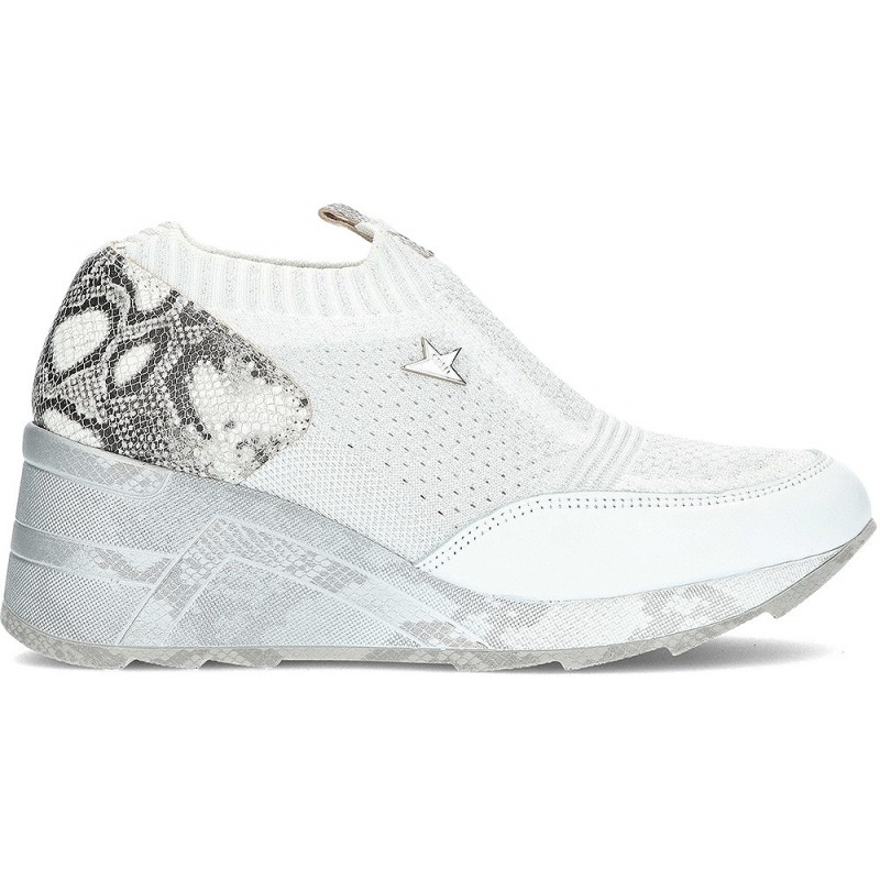 BASKETS CETTI TRICOT C-1190 BLANCO