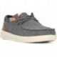 MOCASSINS EN LAINE DUDE WALLY GRIP CHARCOAL