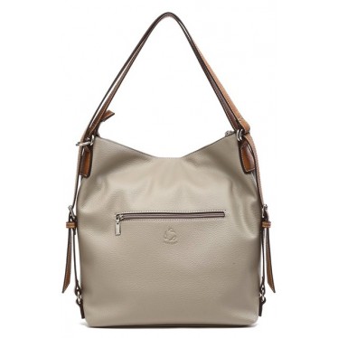 SAC À DOS RECYCLÉ ABBACINO 80577 TAUPE