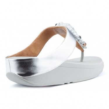 FITFLOP SEQUIN TOE STRONG Sandales SILVER