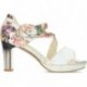 CHAUSSURES À TALONS LAURA VITA HICAO0523 FLORAL_BEIGE