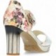 CHAUSSURES À TALONS LAURA VITA HICAO0523 FLORAL_BEIGE