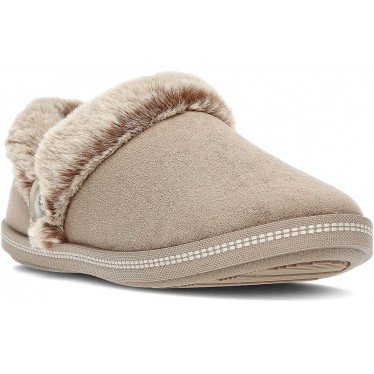 SKECHERS PANTOUFLE COSY CAMPFIRE FRAIS TOAST 167219 DARK_TAUPE