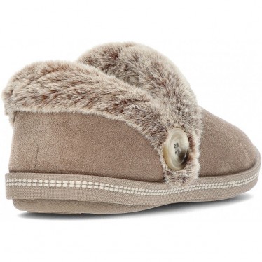 SKECHERS PANTOUFLE COSY CAMPFIRE FRAIS TOAST 167219 DARK_TAUPE