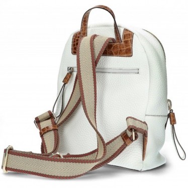 ROBERT PIETRI 6336 SAC À DOS EN CUIR BLANCO