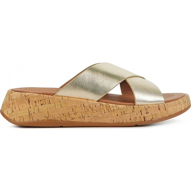 SANDALES FITFLOP F-MODE METAL LTH FT8 PLATINO SANDALES FITFLOP F-MODE METAL LTH FT8 PLATINO
