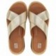 SANDALES FITFLOP F-MODE METAL LTH FT8 PLATINO