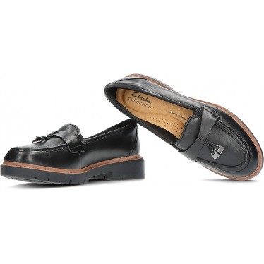 CLARKS WESTLYNN BELLA MOCASSINS BLACK