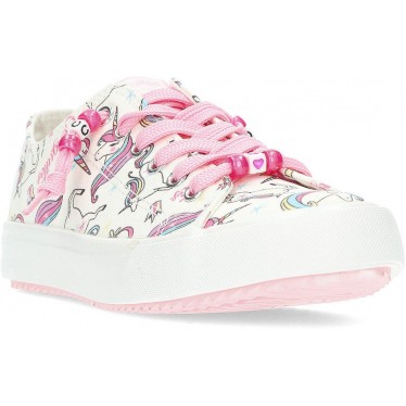 SNEAKERS EN TOILE LICORNE CONGUITOS 284066 WHITE