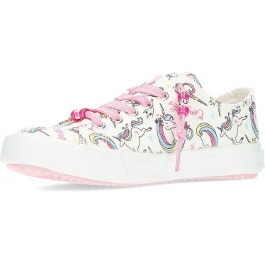 SNEAKERS EN TOILE LICORNE CONGUITOS 284066 WHITE