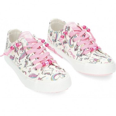 SNEAKERS EN TOILE LICORNE CONGUITOS 284066 WHITE