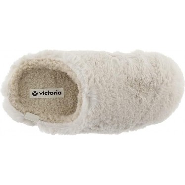 PANTOUFLES VICTORIA 1081101 CHEVEUX DOUX BEIGE