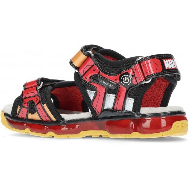 SANDALES IRONMAN GEOX J350QB RED