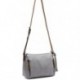 SAC À BANDOULIÈRE ABBACINO À POMPON 80569 GRIS