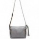 SAC À BANDOULIÈRE ABBACINO À POMPON 80569 GRIS