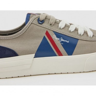 PEPE JEANS SNEAKERS À DRAPEAU ALLEN PMS30903 STONE