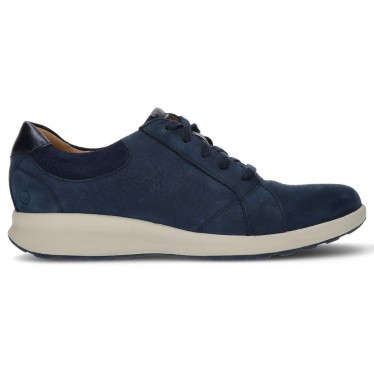 CLARKS UN ADORN DENTELLE SNEAKERS NAVY