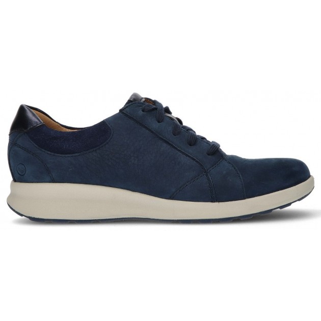 CLARKS UN ADORN DENTELLE SNEAKERS NAVY CLARKS UN ADORN DENTELLE SNEAKERS NAVY