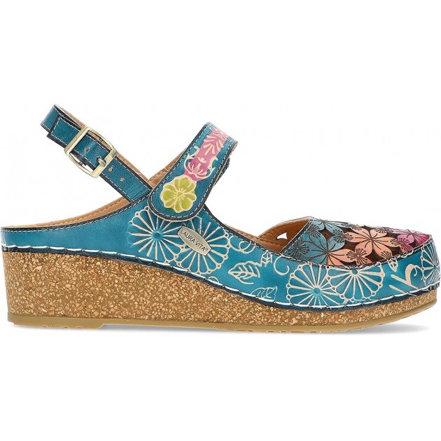 SANDALES LAURA VITA FACSCINEO0121 AZUL_FLORAL SANDALES LAURA VITA FACSCINEO0121 AZUL_FLORAL
