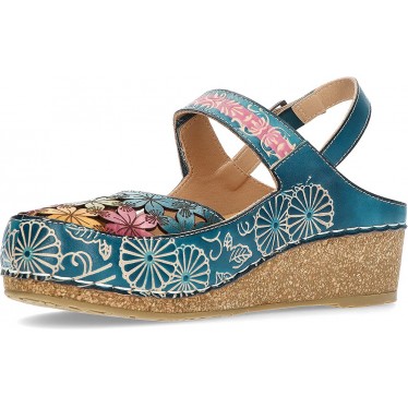 SANDALES LAURA VITA FACSCINEO0121 AZUL_FLORAL