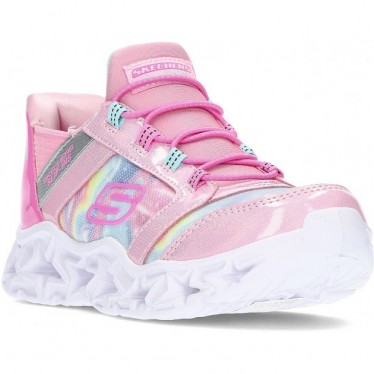 SPORTS AVEC LUMIÈRE SKECHERS GALAXY LIGHTS 303707L PINK_RAINBOW
