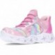SPORTS AVEC LUMIÈRE SKECHERS GALAXY LIGHTS 303707L PINK_RAINBOW
