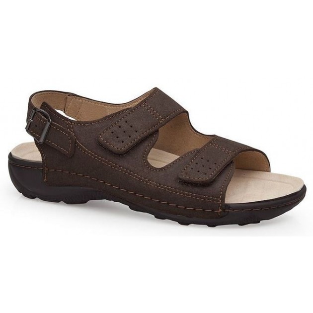 SANDALES CALZAMEDI BECHAMP MARRON SANDALES CALZAMEDI BECHAMP MARRON