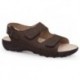 SANDALES CALZAMEDI BECHAMP MARRON