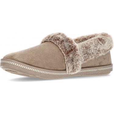 SKECHERS PANTOUFLE COSY CAMPFIRE TEAM TOASTY 32777 TAUPE