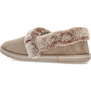 SKECHERS PANTOUFLE COSY CAMPFIRE TEAM TOASTY 32777 TAUPE