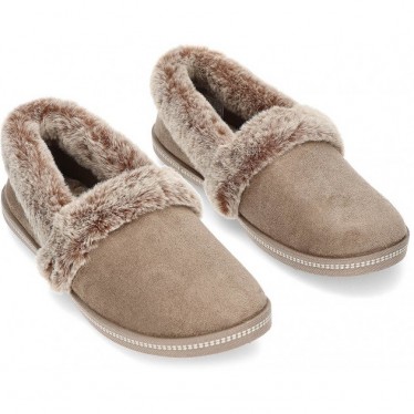 SKECHERS PANTOUFLE COSY CAMPFIRE TEAM TOASTY 32777 TAUPE