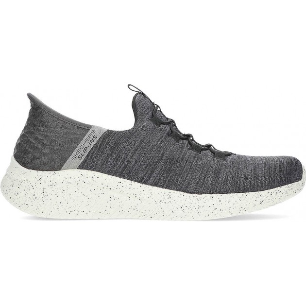 SKECHERS BASKETS À GLISSER 232452 GREY SKECHERS BASKETS À GLISSER 232452 GREY