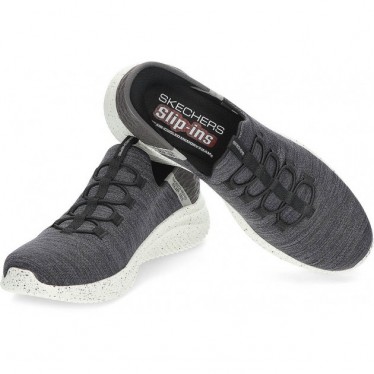 SKECHERS BASKETS À GLISSER 232452 GREY