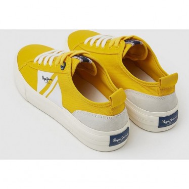 PEPE JEANS SNEAKERS À DRAPEAU ALLEN PMS30903 YELLOW