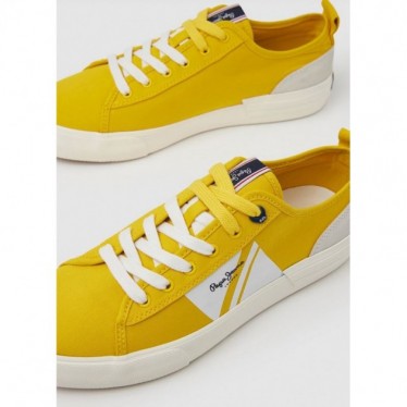 PEPE JEANS SNEAKERS À DRAPEAU ALLEN PMS30903 YELLOW