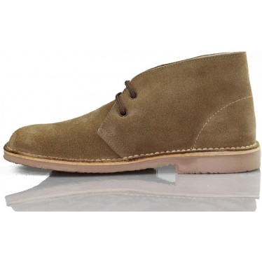 Safari botte en cuir unisexe de ARANCHA BEIGE