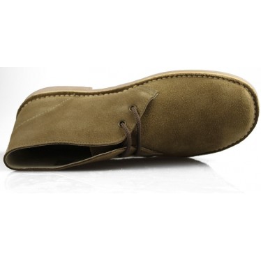 Safari botte en cuir unisexe de ARANCHA BEIGE