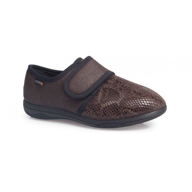 CHAUSSONS FEMME CALZAMEDI EXTRA CONFORTABLES W 3070 MARRON CHAUSSONS FEMME CALZAMEDI EXTRA CONFORTABLES W 3070 MARRON