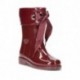 BOTTES D'EAU EN CUIR VERNI CAMPERA W10114 BURDEOS