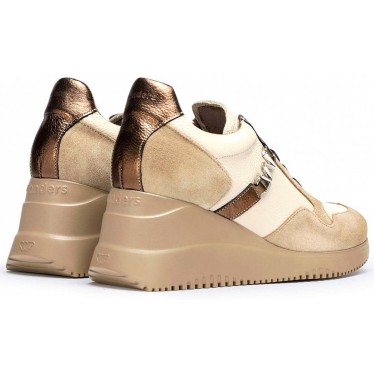 BASKETS MERVEILLES EVA G-6610 BEIGE