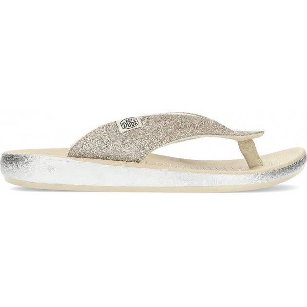 SANDALES DUDE MEG GOLD SANDALES DUDE MEG GOLD