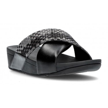 SANDALES FITFLOP LULU SILKY WEAVE BLACK