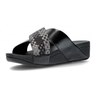 SANDALES FITFLOP LULU SILKY WEAVE BLACK