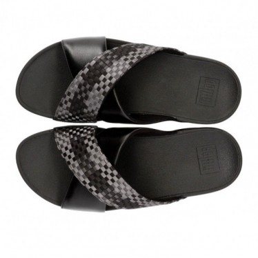 SANDALES FITFLOP LULU SILKY WEAVE BLACK