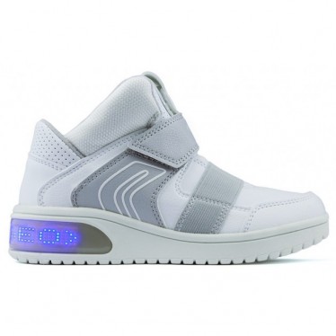 Lumières de bottes GEOX JR XLED BOY WHITE